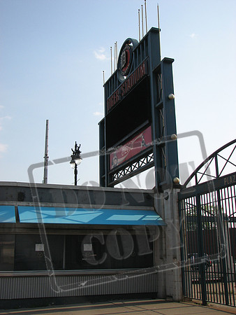 Tiger Stadium, before the demolition.  Detroit Michigan.
