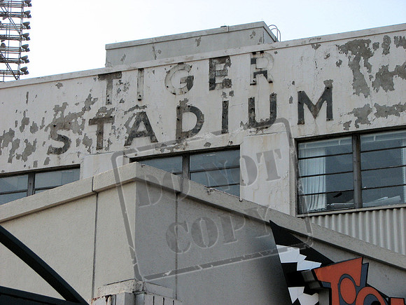 Scenes around downtown Detroit and Tiger Stadium