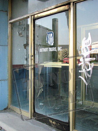 Tiger Stadium, before the demolition.  Detroit Michigan.