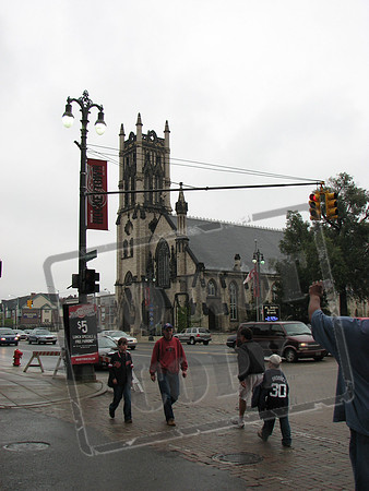 Scenes around downtown Detroit and Tiger Stadium
