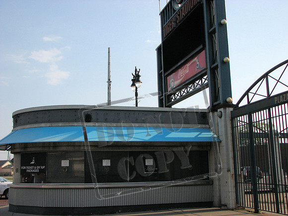 Tiger Stadium, before the demolition.  Detroit Michigan.